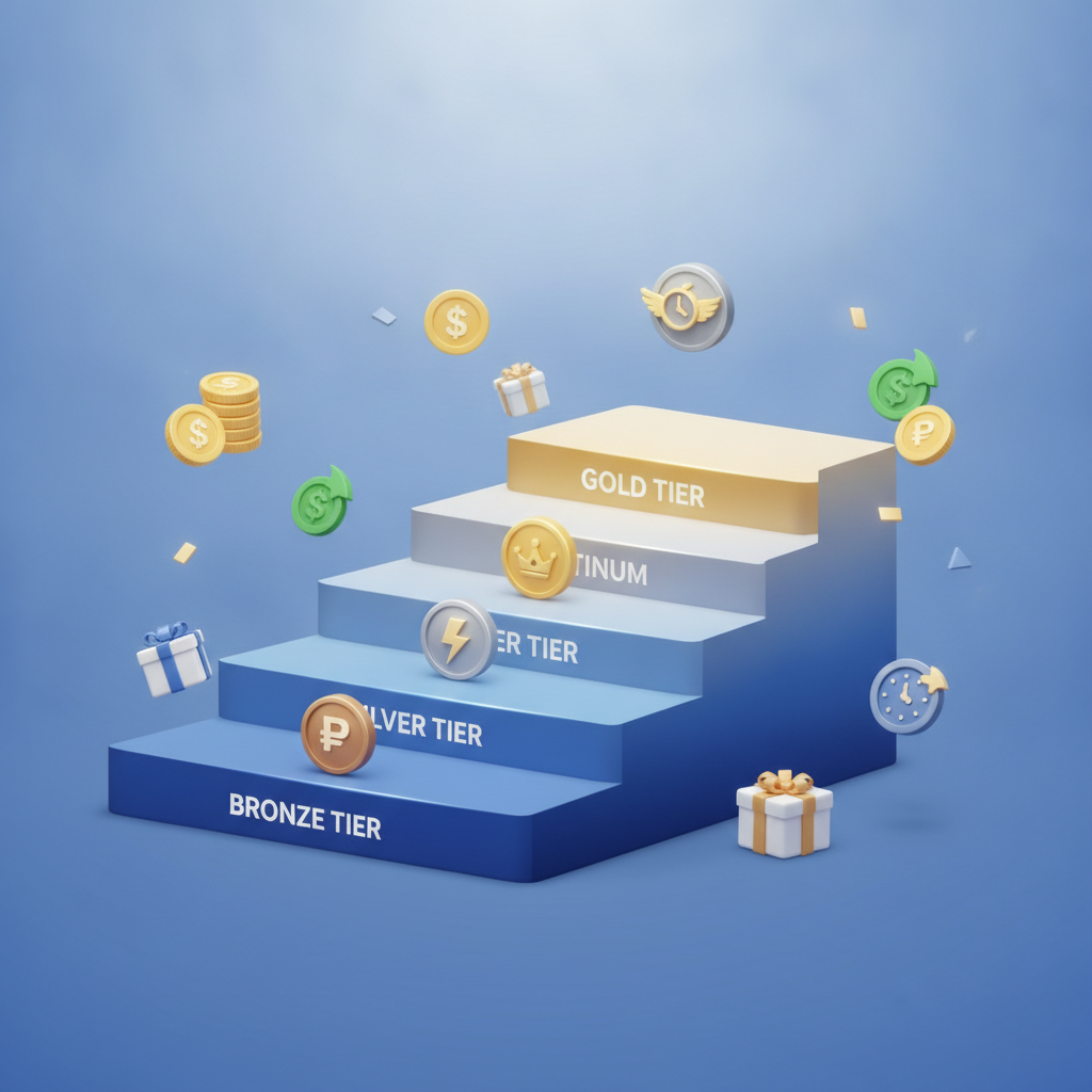 Illustration: Majestic Win VIP Program and Loyalty Tiers: Benefits and How to Level Up
